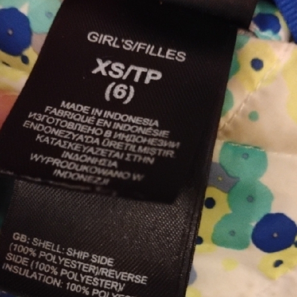 NORTH FACE REVERSIBLE COAT SIZE 6 GIRLS - Picture 4 of 6